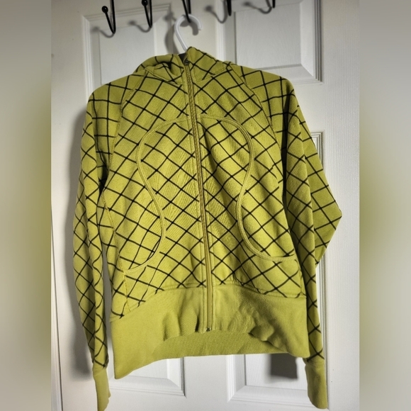 lululemon athletica Sweaters - LULULEMON Checkered  Scuba hoodie